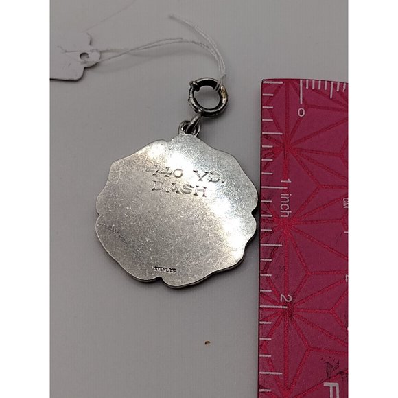 Sterling Silver 925 Cross Pendant 1 3/8 Sterling Silver 925 Stamped Vintage 925 Stamped Alfred University Cross Country